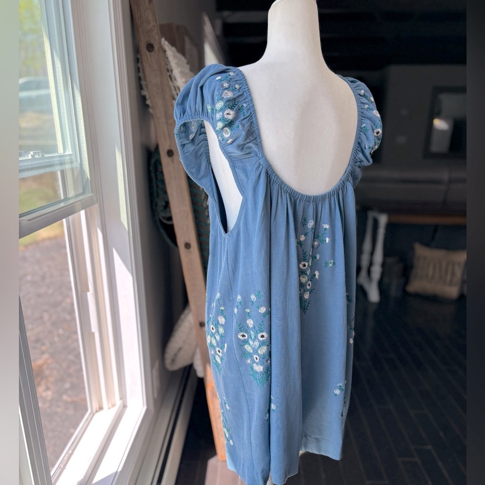 Free People Wildflower Embroidered Minidress - Picture 7 of 15